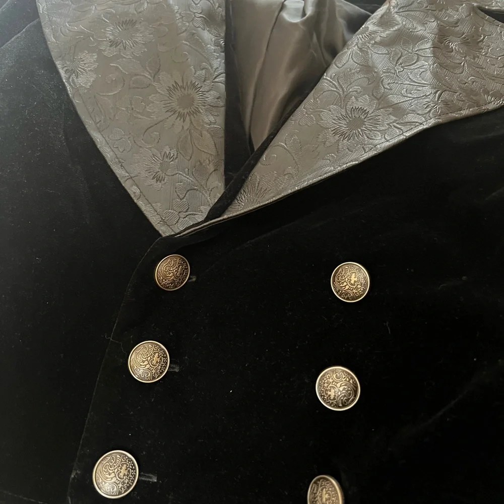 Spirit Black Renaissance Victorian-Style Gothic 🧛♂️ Costume Jacket - Picture 10 of 16